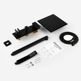Concealed Rain Shower System with Pressure-Balanced Valve