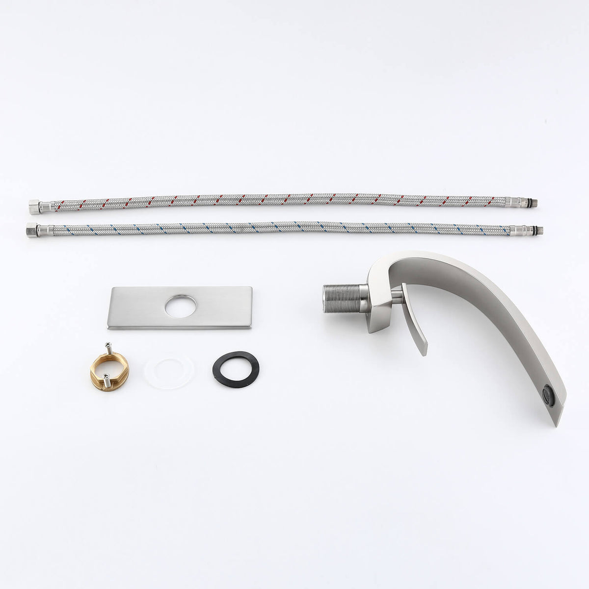 Arc Spout Single Lever Faucet for Deck-Mount Install