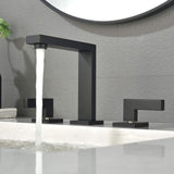 Deck Mounted Widespread Two Handle Bathroom Faucet RB0727