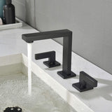 Deck Mounted Widespread Two Handle Bathroom Faucet RB0727