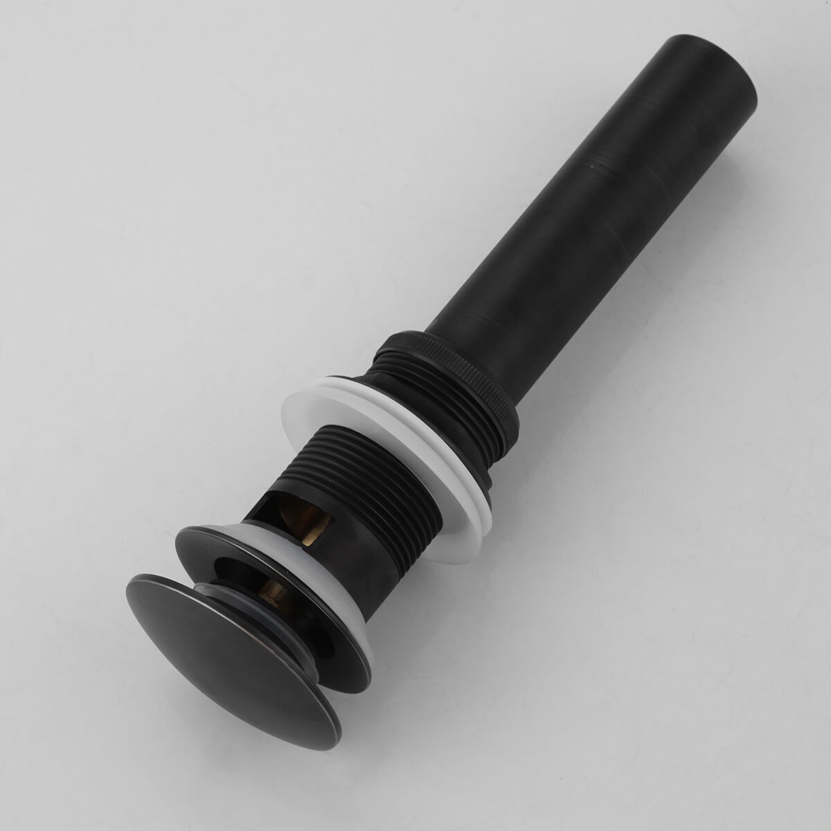 Bathroom Sink Pop-Up Drain with Overflow Rust-Resistant Brass Construction
