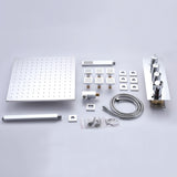 Ceiling-Mounted Thermostatic Shower with 6 Body Sprays