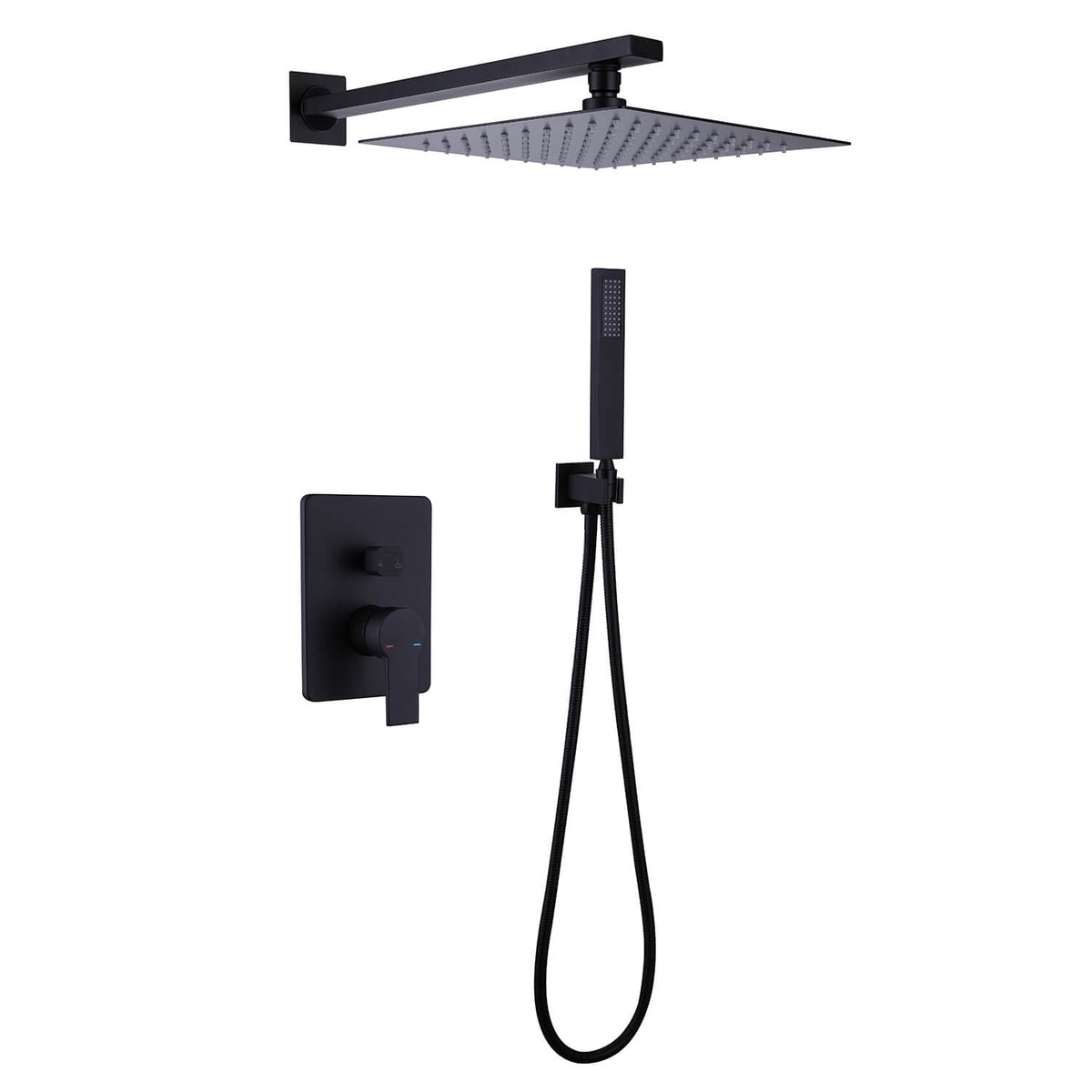 2-Function Shower Faucet Kit with Embedded Mixer Valve
