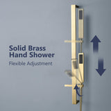 Large Flow Stainless Steel Thermostatic Shower System RB0841