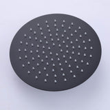 Matte Black Concealed Shower System with Rain Shower and Hand Shower