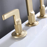 Stylish 3-Hole 2-Handle Bathroom Faucet for Modern Vanity