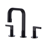 Stylish 3-Hole 2-Handle Bathroom Faucet for Modern Vanity