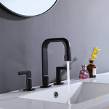 Stylish 3-Hole 2-Handle Bathroom Faucet for Modern Vanity