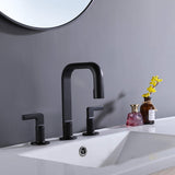 Stylish 3-Hole 2-Handle Bathroom Faucet for Modern Vanity