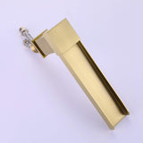 Single Handle Deck-Mounted Tub Filler with Hand Shower and Certified Valve