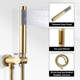 hand shower in modern faucet set