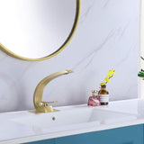 Deck Mount Basin Faucet Single Handle Bathroom Faucet