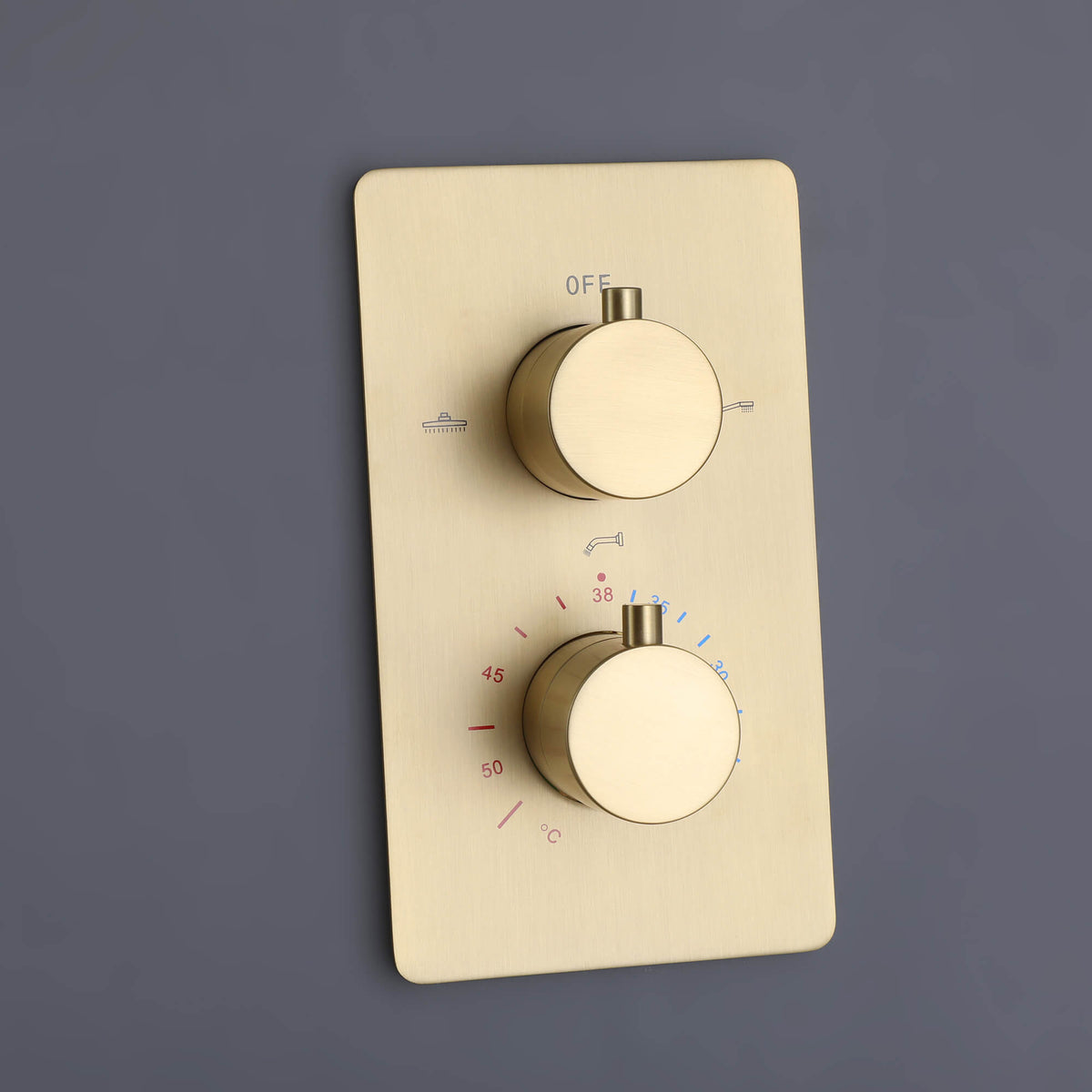 3-Function Concealed Thermostatic Shower System with Tub Spout