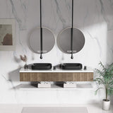 Ceiling-Mounted Basin Faucet with Long Vertical Spout