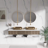 Ceiling-Mounted Basin Faucet with Long Vertical Spout