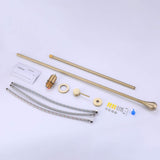 Ceiling-Mounted Basin Faucet with Long Vertical Spout