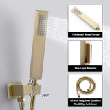 Ceiling-Mounted Single Handle Rain Shower Set