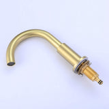 Cross Handle Widespread Bathroom Faucet with 360° Rotation Spout RB1065
