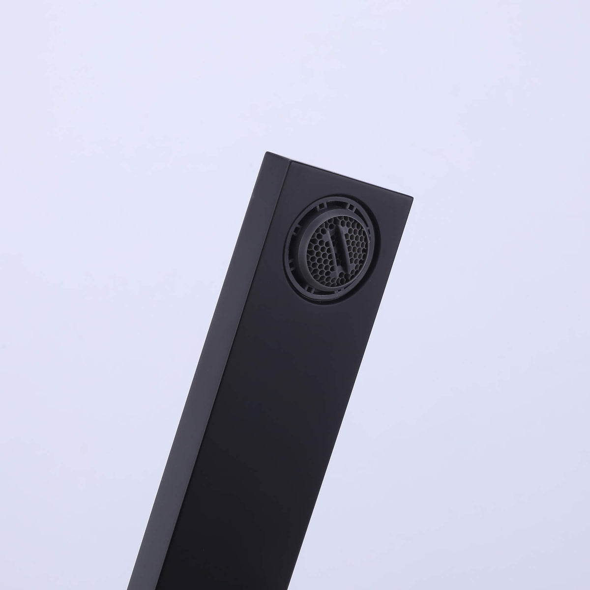 Extended Straight Spout Faucet with Minimalist Handle