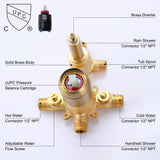 brass valve with cupc cartridge