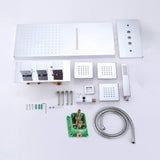 Thermostatic Rain Shower System with 3 Body Jets & Handheld