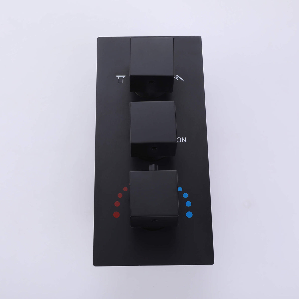 3-Handle Thermostatic Shower System with Body Jets