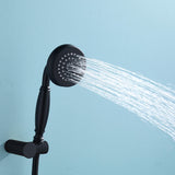 Wall Mount Industrial Style Shower System 2-Function Brushed Gold RB1148