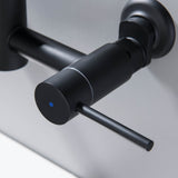 Wall-Mounted Kitchen Faucet with Pull Down Sprayer 3 Modes 360 Swivel Tap