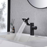 Mixer Faucet with Built-in Sprayer for Washbasins