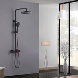 Thermostatic Shower System with Tub Spout & Handheld Combo