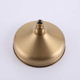 2-Spray Round Rain Shower Head with Hand Shower Brushed Gold (Valve Not Included) RB1209