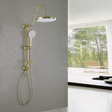Shower System with 3-Setting Handheld Shower and Soap Dish (Valve Not Included)