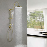 Shower System with 3-Setting Handheld Shower and Soap Dish (Valve Not Included)