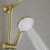 Shower System with 3-Setting Handheld Shower and Soap Dish (Valve Not Included)