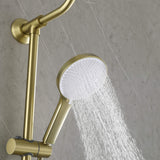 Shower System with 3-Setting Handheld Shower and Soap Dish (Valve Not Included)
