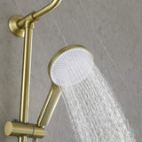 Shower System with 3-Setting Handheld Shower and Soap Dish (Valve Not Included)