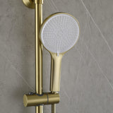 Shower System with 3-Setting Handheld Shower and Soap Dish (Valve Not Included)