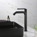 Single Handle Bathroom Vessel Sink Faucet Brass Modern 1 Hole Bathroom High Tall Faucet