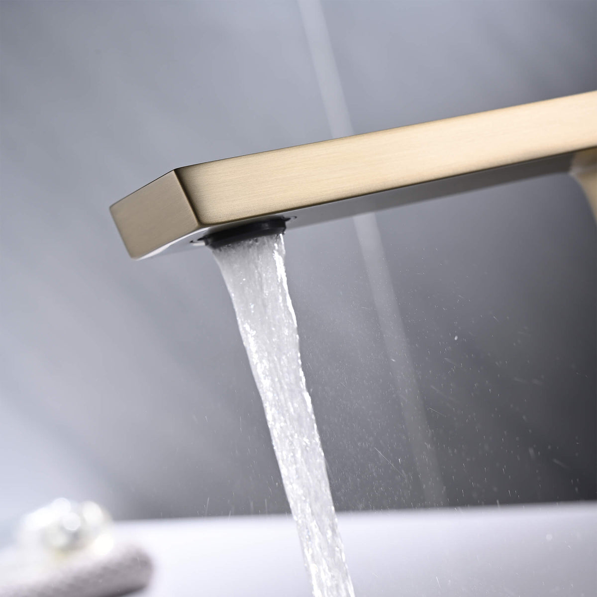 Premium Solid Brass Bathroom Sink Faucet with Hot and Cold Control
