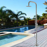 Outdoor Shower Column 304 Stainless Steel with Shower Head and Hand Shower RB1241