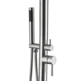 Outdoor Shower Column with Shower Head and Hand Shower 304 Stainless Steel