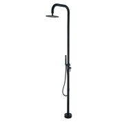 Stainless Steel Freestanding Outdoor Shower Column with Detachable Shower Head