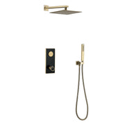 Digital Thermostatic Shower System with Glass Panel