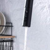 Digital Display Kitchen Faucet with 3-Function Pull Down Sprayer