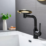 Rotatable Multi-Function Faucet with Dish-Shaped Spout