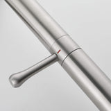 Minimalist Single Handle Kitchen Faucet with Hot Cold Mixer Tap Design