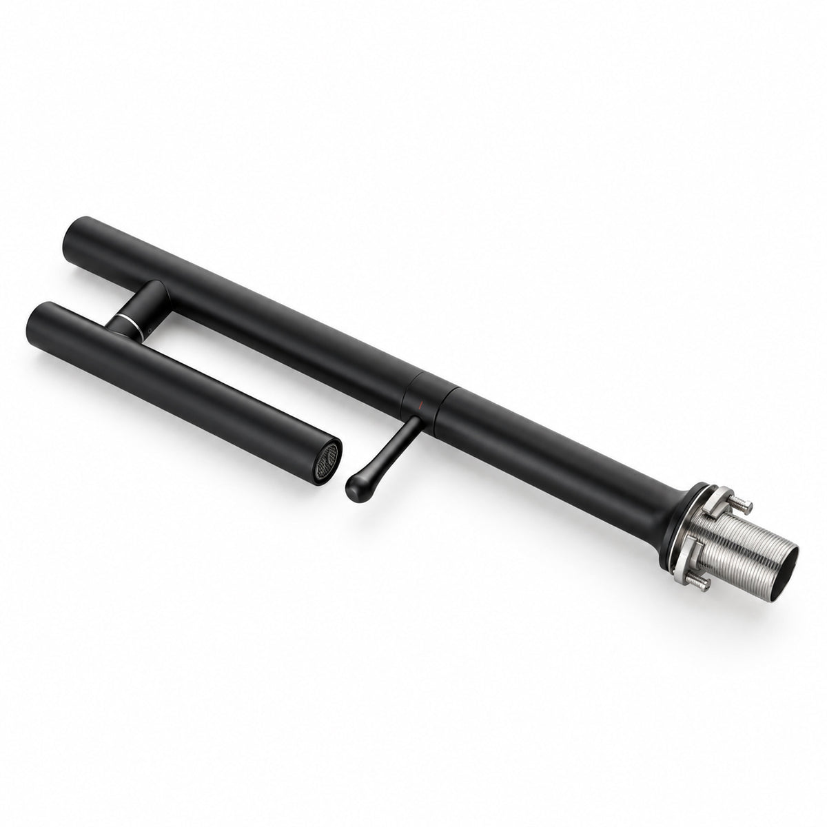 Modern Single Handle Stainless Steel Kitchen Faucet with 360° Swivel Spout