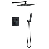 Digital Thermostatic Shower System with 10-Inch Rainfall Head & LED Display