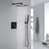 Digital Thermostatic Shower System with 10-Inch Rainfall Head & LED Display