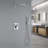 Digital Thermostatic Shower System with 10-Inch Rainfall Head & LED Display
